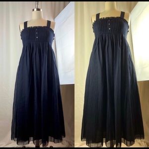 J.Crew Navy Blue Midi Dress